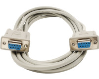DB9 RS-232 mama-mama null modem k�bel